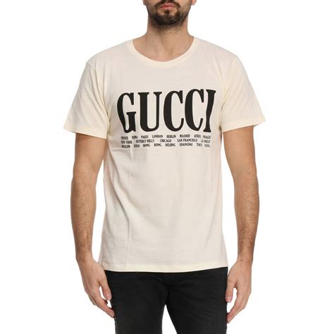 witte gucci t shirt|Gucci t shirt men white.